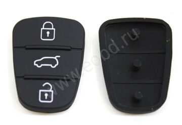 Кнопки резиновые для замены в ключе Киа Хендай Запчасти для ремонта ключей зажигания